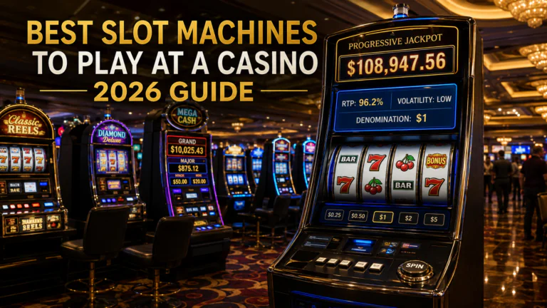 Best slot machines to play at a casino in 2026, featuring popular slots, game features, and payout options.